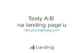 Testy A/B na landing page'u
