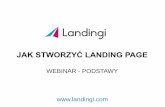 Jak stworzyć landing page - Landingi webinar