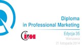Program Diploma in Professional Marketing - dm35 warszawa - materiał skrócony
