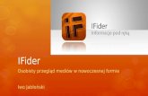 IFider Osobisty asystent informacji - czytnik treści na platformy mobilne