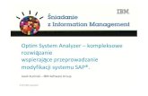 Optim System Analyzer - kompleksowe rozwiązanie wspierające przeprowadzenie modyfikacji systemu SAP