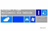 Windows 8 dla twórców gier - rzut oka