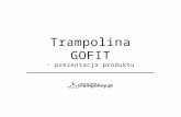 GOFIT - Trampolina ogrodowa z serii PRO