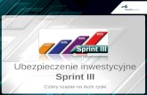 Ubezpieczenie inwestycyjne Sprint III