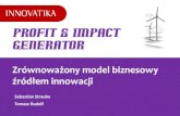 Profit & Impact Generator - Zrównoważony model biznesu źródłem innowacji