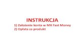 Instrukcja rejestracji w MX Fast Money