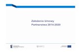 Założenia Umowy Partnerstwa 2014-2020