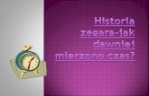 Historia zegara