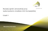 "Rozwój opieki zdrowotnej przy wykorzystaniu środków UE - czynniki sukcesu - cz. 1" Barbara Peć (PNO Consultants)