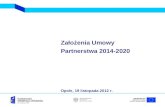 Założenia Umowy Partnerstwa 2014-2020 (województwo opolskie) II