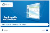 Opero Backup - prezentacja produktu