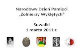 Narodowy dzień pamięci żolnierzy wyklętych (Danuta i Zbigniew Kaszlejowie - akklub.pl)