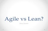 Ewa Gowin Agile vs lean