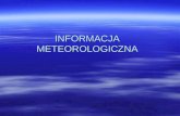 Informacja meteorologiczna