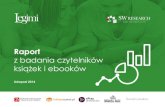 Czytelnictwo książek i E-booków - raport SW, Legimi