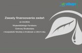 Zasady finansowania zadań ze środków WFOŚiGW w Krakowie w 2014