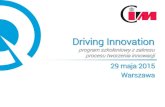 Driving innovation - Warszawa