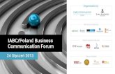 IABC/Poland Business Communication Forum 2013 overview