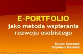 E-portfolio jako metoda wspierania rozwoju osobistego
