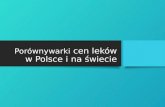 Porównywarki cen leków w Polsce i na świecie