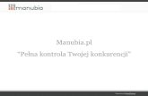 Konrad Latkowski “Manubia.pl – Pełna kontrola Twojej konkurencji”