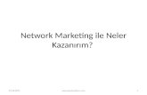 Bestami Kuru - Network Marketing ile Neler Kazanırım?