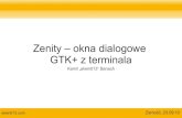 ZamCamp 2.1 - Zenity – okna dialogowe GTK+ z terminala