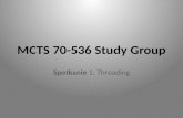 MCTS 70-536 Study Group - Threading
