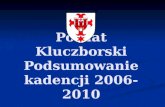 Powiat Kluczborski 2006-2010