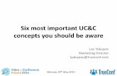 Video + Konferecja Polska 2014. Sześć najważniejszych koncepcji związanych z UC&C, o których powinienieś wiedzieć. Lev Yakupov.