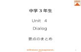 中３　Unit 4 dialog