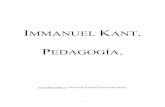 Kant  -pedagogia