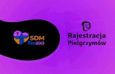 Rejestracja Pielgrzymów - SDM Rio2013
