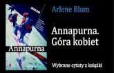 "Annapurna. Góra kobiet" Arlene Blum - wybrane cytaty