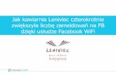 Facebook WiFi w kawiarni Leniviec