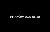 KrakóW 2007 2