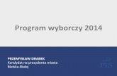 Program wyborczy dla miasta Bielska-Białej - Przemysław Drabek