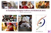XI Światowy Przegląd Folkloru "Integracje 2011"_pakiet informacyjny