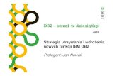 1. Strategia utrzymania i wdrożenia nowych funkcji IBM DB2