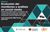 Evolución del monitoreo y análisis en social media Por Luis Fernando Martinez Funes