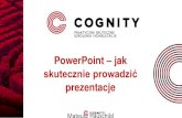 Cognity Szkolenia - PowerPoint prowadzenie prezentacji
