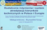 Kształcenie inżynierów i system akredytacja kierunków technicznych w Polsce i Europie