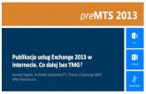 Publikacja usług Exchange 2013 w internecie. Co dalej bez TMG?