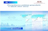 BRE-CASE Seminarium 117 - Perspektywy polskiej gospodarki w latach 2012–2013