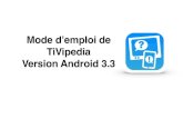 TiVipedia android v3.3 mode d'emploi