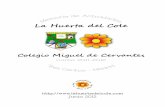 Memoria   2011-2012 la huerta del cole - CEIP Miguel de Cervantes - Tres Cantos (Madrid)