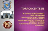 Toracocentesis. Dr. Casanova