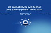 Jak zaktualizować swój telefon poprzez Nokia Suite.