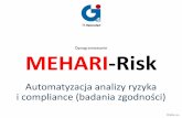 MEHARI-Risk - oprogramowanie do analizy ryzyka w bezpieczeństwie informacji / software for risk analysis in information security