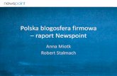 Polska blogosfera firmowa 2008-2014